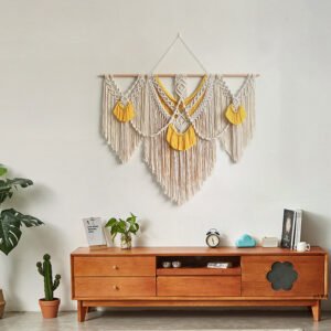Wall Hanging — Ochre Diamond — view 1